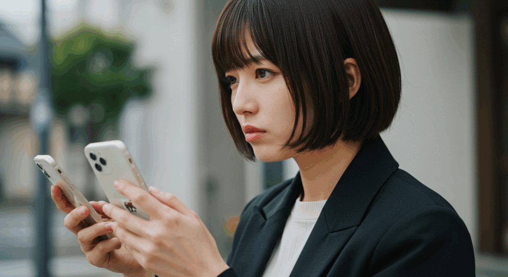 女　スマホ　困る　