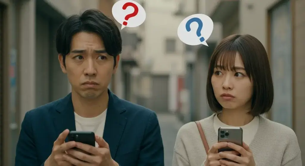 男性 女性 スマホ 悩む ?