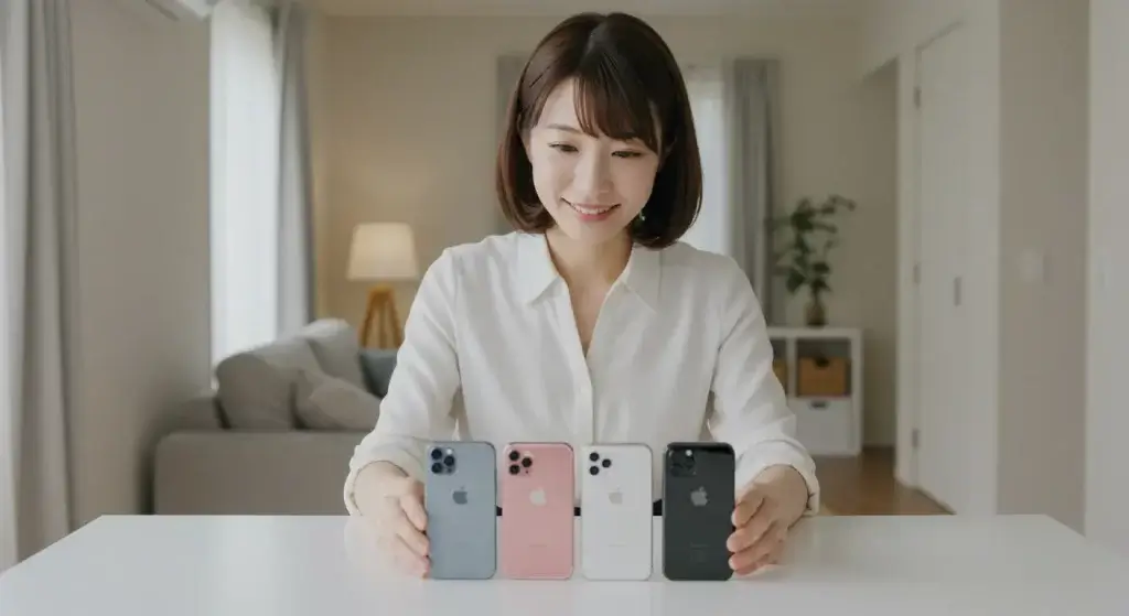 女性　スマホ　比較