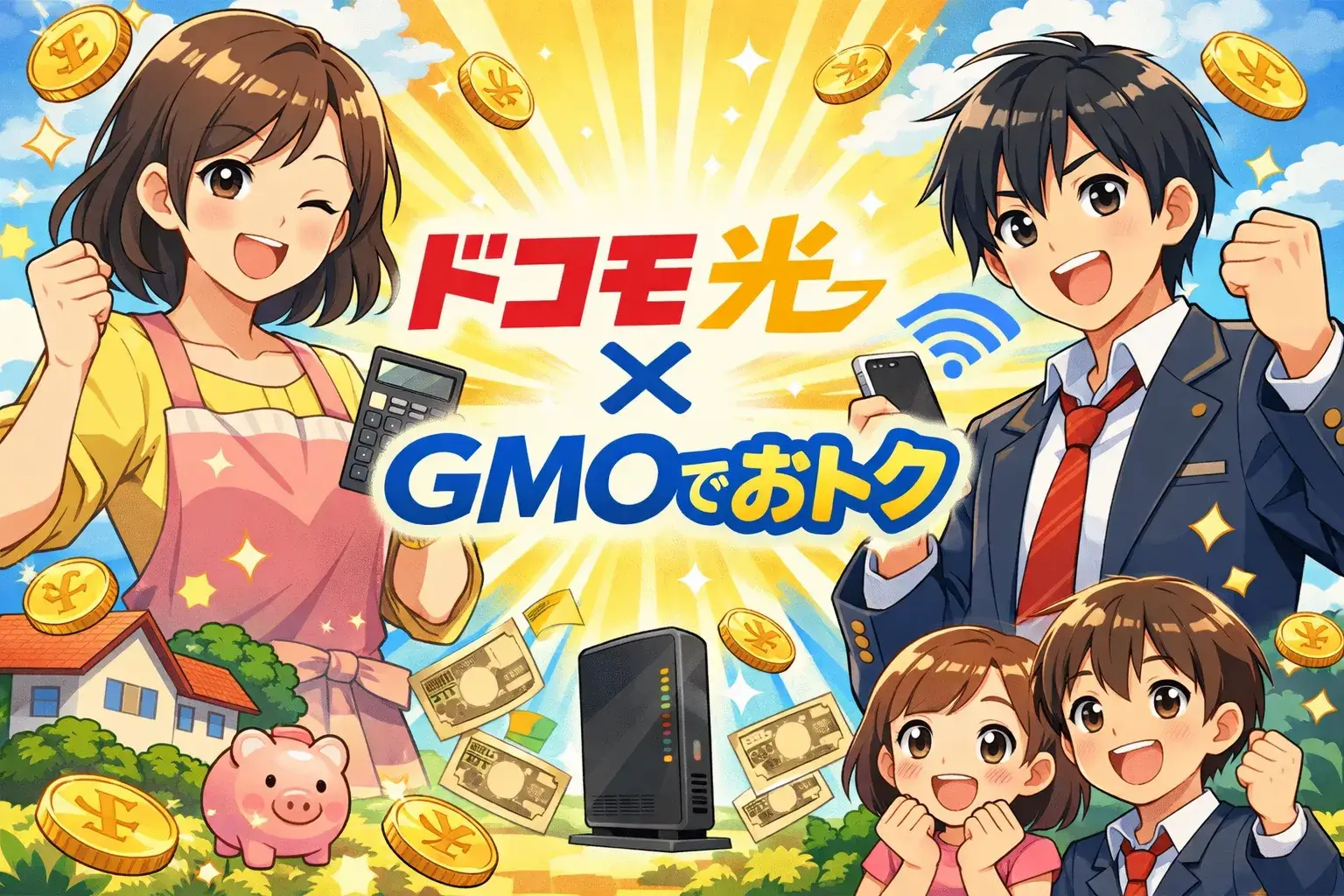 ドコモ光 × GMO
