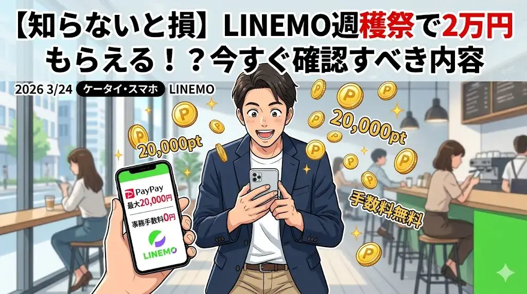 LINEMO キャッシュバック