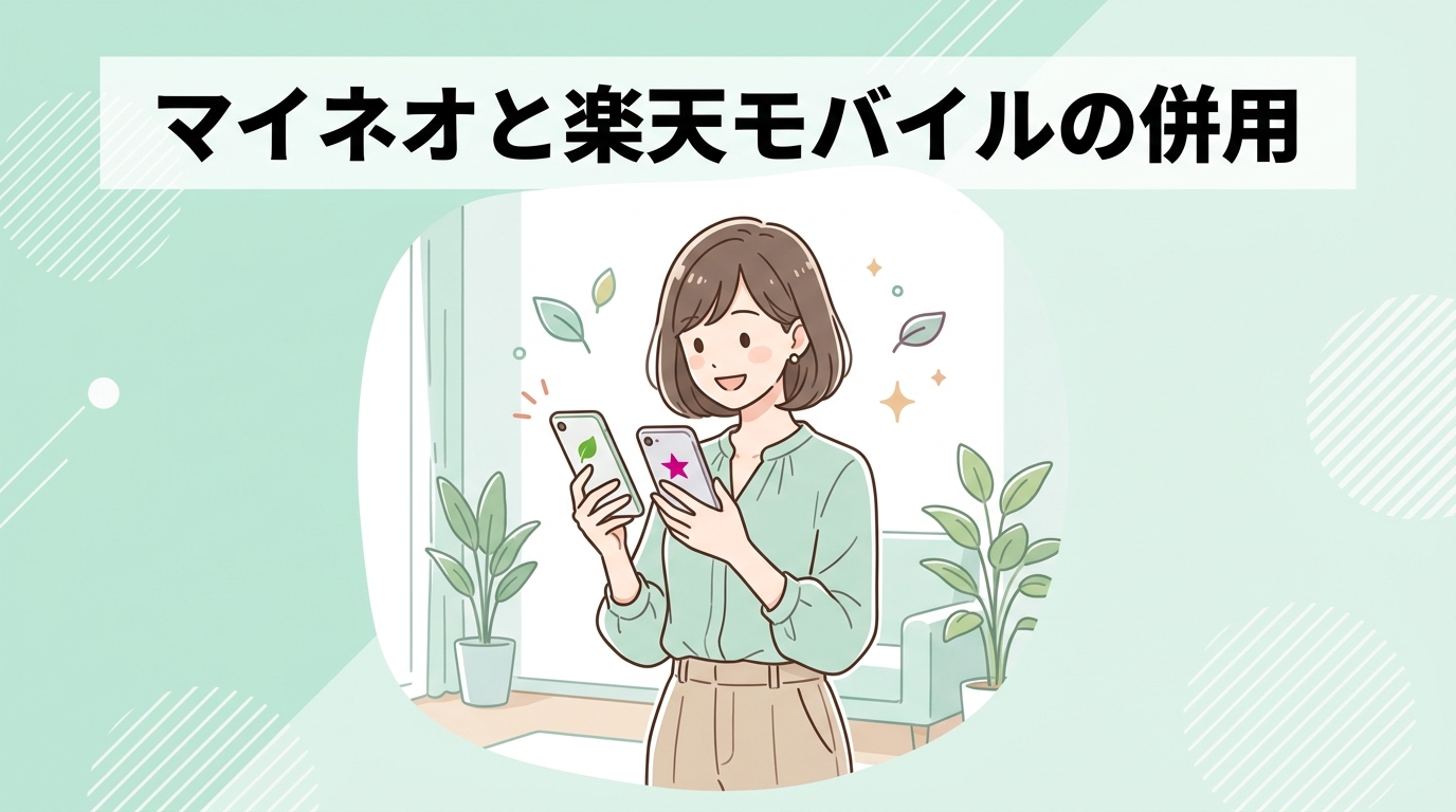マイネオと楽天モバイルの併用が最強な理由5選