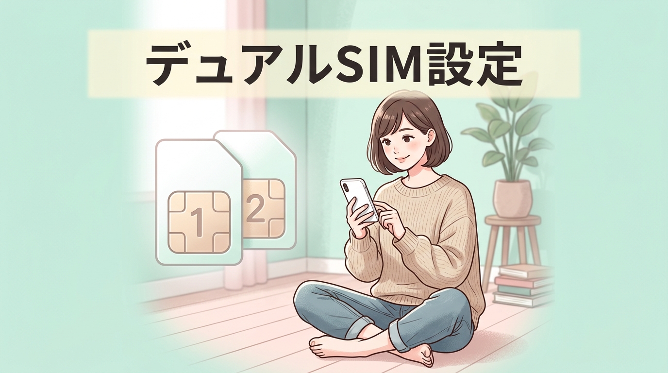 デュアルSIM設定の具体的な5ステップ